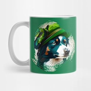 Dog Thinking About St. Patrick's Day Mug